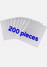 A4 Clear Punched Pockets