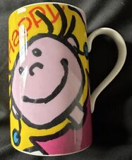 Lovely Dunoon Ceramic Stoneware WHIRLY GIRLIES Mug Anne Searle Made In Scotland