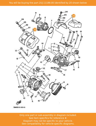 Yamaha cover cylinder head - yamaha,