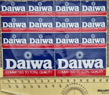 14x Vintage Daiwa Stickers