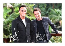 Ant and Dec Signed A4 Autograph Photo Print