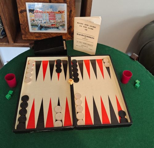Hpg vintage travel backgammon - vintage,