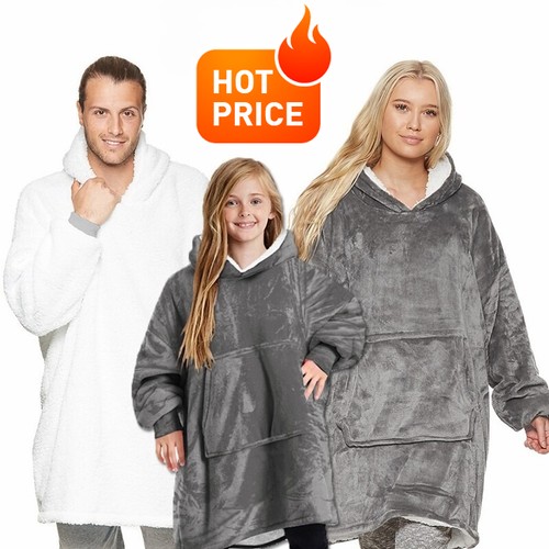 Oversized blanket hoodie - oversized,