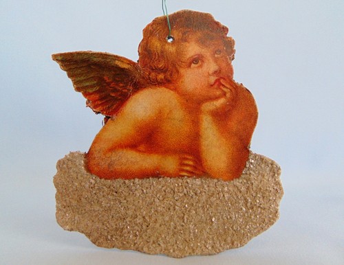 Antique german cardboard die - antique,