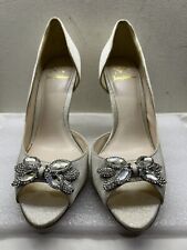 Ladies shoes|Jenny Packham|Euro 39|UK 6|Used|Ivory Beige Colour Finish||