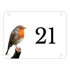 Personalised Aluminium Robin