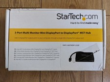 Startech 3 Port Multi Monitor DisplayPort to DisplayPort MST Hub - Fully boxed