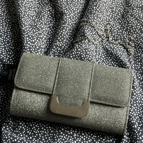 Next party bag silver - party, glittery
