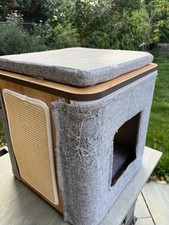 Catit Vesper Cubo Cat Furniture Box Scratch Post Hideaway Bed