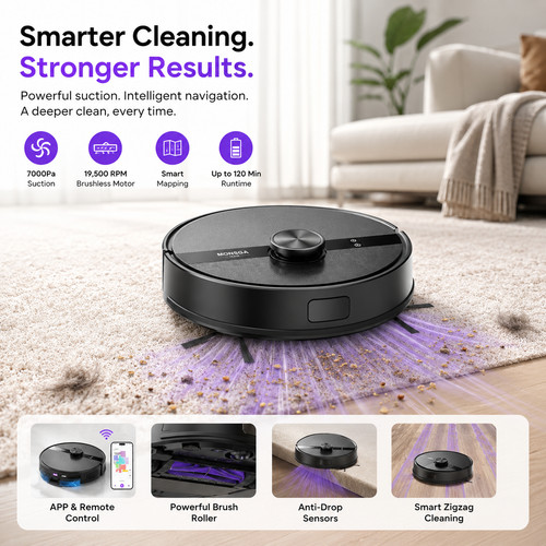 Monsga ms1 robot vacuum - monsga,