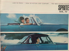 Austin Healey Sprite Mk 1V brochure 1965
