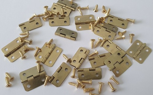 10x gold hinges door - 10x,