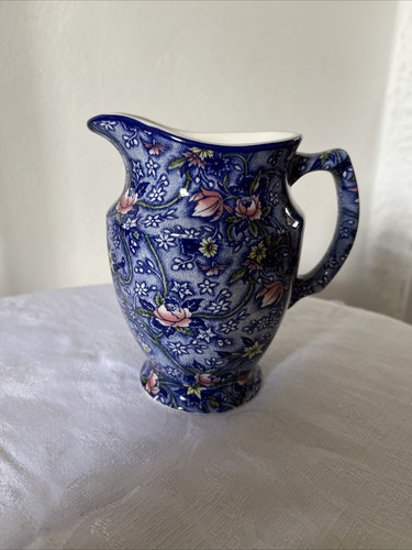 Ringtons blue floral - blue, chintz