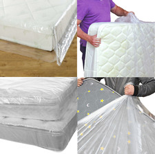 Heavy Duty Mattress Storage Bags Polythene Removal Moving Thick Protective Cover