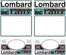 1976 LOMBARD RALLY PLATE DECAL