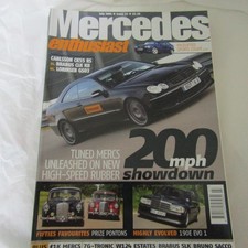 Mercedes Enthusiast  - July 2004 Issue 33 - CLK55 - C Class Coupe - 190E EVO 1