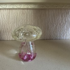 Hand blown glass paperweight - blown, paperweight/