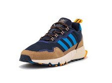 Adidas Originals Men's ZX 1K Boost Sneaker Shoes,Legend Ink/Blue Rush/Orange