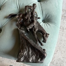 Frederic Remington bronze statue "Mountain Man"
