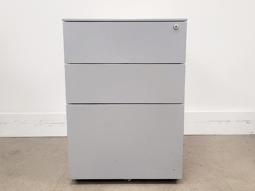 Silver metal drawer cabinet - silver,