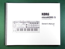 Korg MicroKorg S Instruction