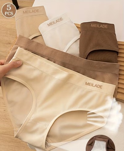 5pcs seamless panties mid - seamless,