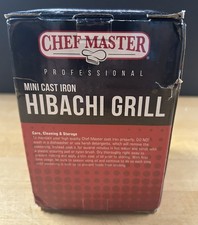 Chef Master Mini Hibachi Grill