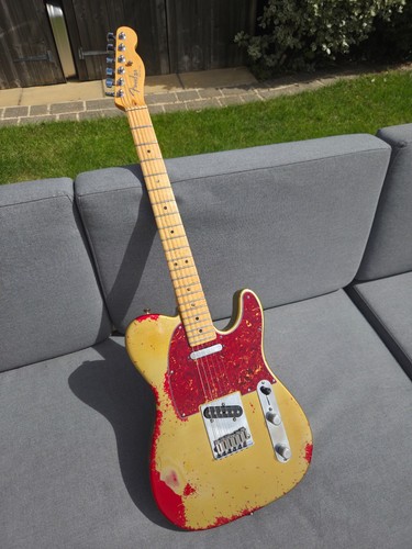 Fender usa telecaster gold - usa,