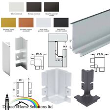 Hafele Gola System B Plus Profile Handle For Fixing Between Worktop Drawer Doors