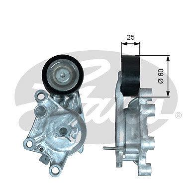 New tensioner pulley - new, pulley,