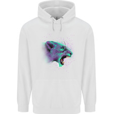 A Watercolour Lion Childrens Kids Hoodie