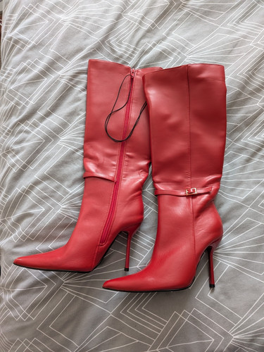 New look women red knee - new,