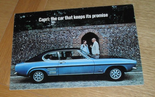 Ford capri mk1 brochure - mk1,