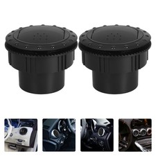  2 Pcs Air Conditioner Outlet Car Vent Conditioning Vents Dash Round