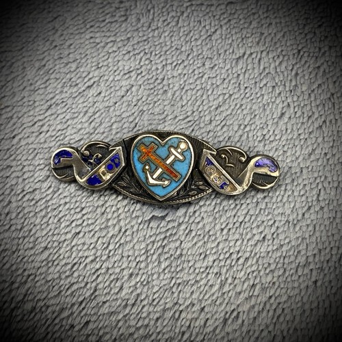 Naval sweetheart brooch - brooch,