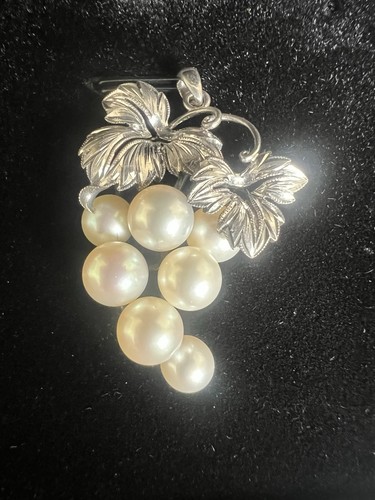 Mikimoto cultured pearl silver - mikimoto,