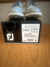 Footjoy Traditions Golf Shoe Size 8 grey