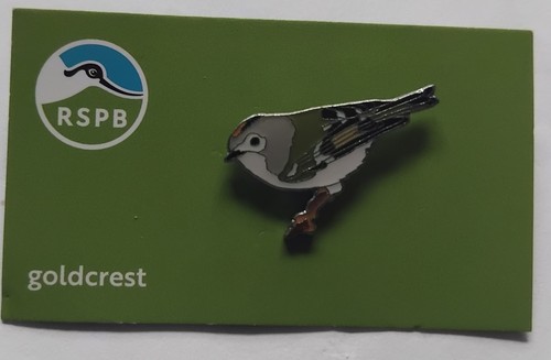 Rspb pin badge goldcrest - rspb,