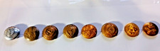 8 Good quality military buttons mainly 22mm - mixed manufacturers - Firmin etc.