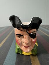 Vintage Hand Painted Artone Pirate Character Toby Jug Mug Made In England  