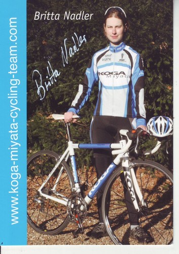 Cycling card britta - cycling,