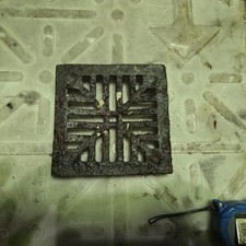 Cast iron gully grid grate Cover 6 inch x 6 inch Lid Free p&p 