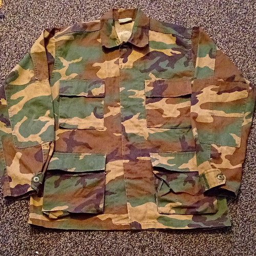 Army woodland camo bdu - us,