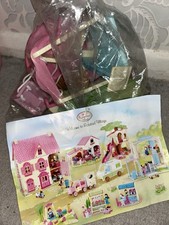 ELC Rosebud Village Dolls House Set playground see saw swing tree