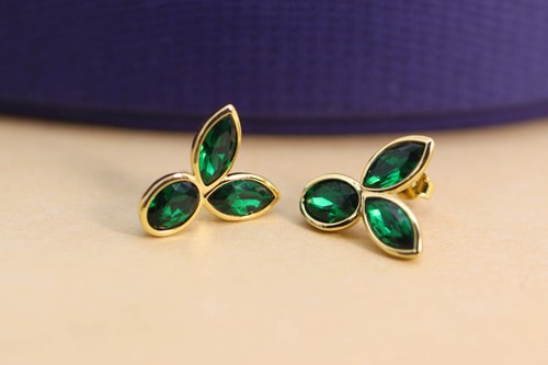 Swarovski green crystal clover - swarovski,