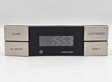 Jacob Jensen Alarm Clock Snooze & Light Function Good Working Condition FREE P&P