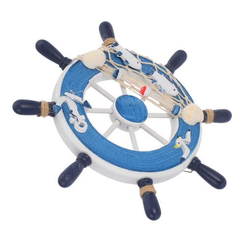 Wooden rudder wall decor cm - wooden,