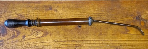 Vintage brass and wooden - brass,