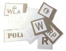 British Helmet Stencil WW2 AFS Warden Rescue GWR LMS FAP LNER Choice of Many