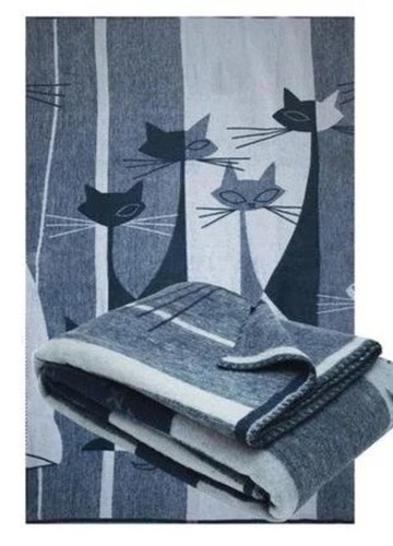 Grey lux cozy blanket merino - lux,